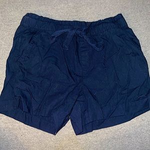Navy blue stretch shorts!